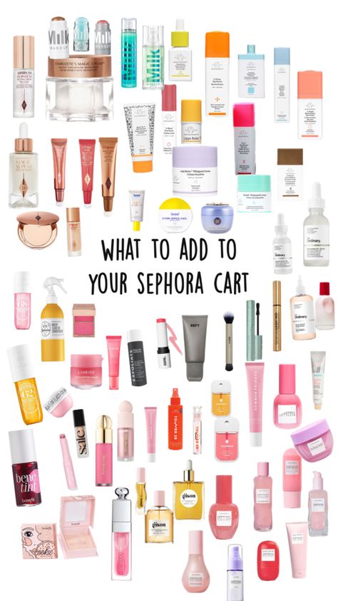 trendy Trendy Skincare And Makeup, Best Things To Get At Sephora, Skin Care Sephora Skincare, Best Things To Buy At Sephora, What To Buy From Sephora, Popular Beauty Products, Sephora Products Skincare, What To Get From Sephora, What To Buy At Sephora