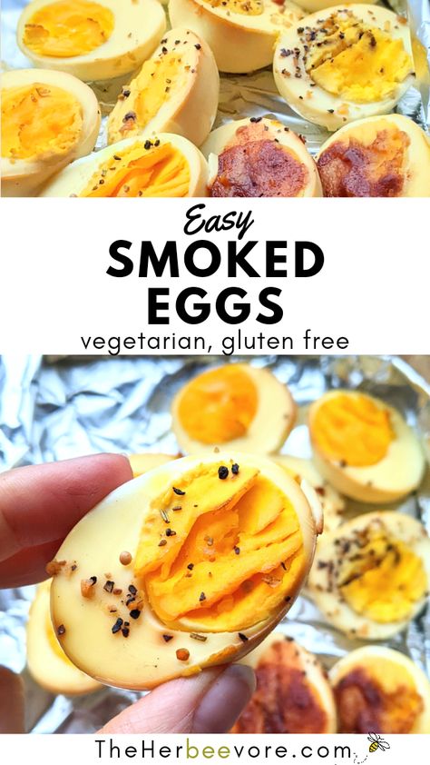 Smoked Hard Boiled Eggs, Electric Smoker Recipes, Smoked Chicken Breast, Smoked Eggs, Smoked Deviled Eggs, Smoker Recipes Electric, Hard Boiled Egg Recipes, Smoked Meat Recipes, Electric Smoker