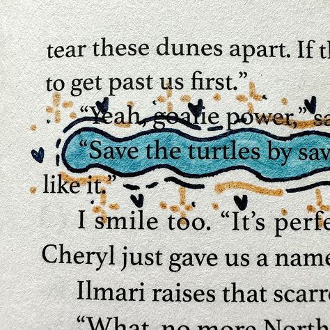 🤍✨ — pucking wild by emily rath —✨🐢 #puckingsweetarcgiveaway3 @emilyrathauthor @rain.books.and.tea 🏒✨ — when I saw emily rath post about this giveaway I ofc had to immediately join and do a doodle title page of turtles on pucking wild for tess 🥰 but I also wanted to share some annotations I did for this book! I read this one back in december but honestly still think about it to this day, along with pucking around, I honestly can’t get enough and I can’t wait to read the next book in this ... Doodle Title, Pucking Around, Pucking Wild, Books And Tea, Book Annotation, Think About It, Title Page, I Smile, Just Giving