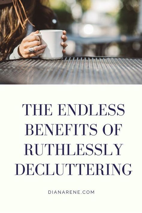 Have you considered decluttering your home, but aren't really sure of the benefits? Maybe you have kind of decluttered, but feel like the house fills right back up because you weren't ruthless enough. Find out what happens when you take decluttering serio Clutter Help, Clear The Clutter, Clean Your House, Getting Rid Of Clutter, Cleaning House, Declutter Your Life, Clutter Organization, Clearing Clutter, Organize Declutter