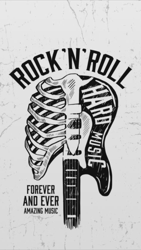 Rock Festival Poster, Rock And Roll Sign, Classic Rock Tshirts, Poster Rock, Hard Music, Rock Tattoo, Rock & Roll, Rock N Roll Art, Rock Band Posters