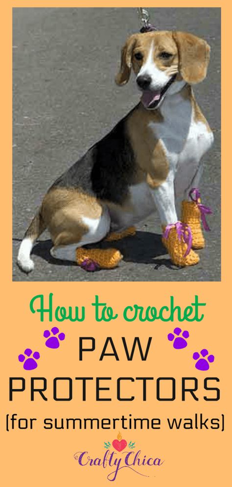 DIY dog paw protectors Dog Boots Diy, Pet Crochet, Latina Style, Crochet Dog Clothes, Dog Slippers, Paws Socks, Paw Protector, Dog Booties, Crochet Dog Sweater