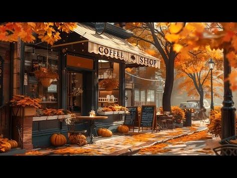 Elegant Autumn Jazz in Coffee Shop Ambience ☕️ Smooth Jazz Music 🍂 Autumn Chill - YouTube Coffee Shop Ambience, Smooth Jazz Music, Autumn Scenes, Smooth Jazz, Coffee Shop Decor, Fall Day, Autumn Coffee, Jazz Music, Autumn Day