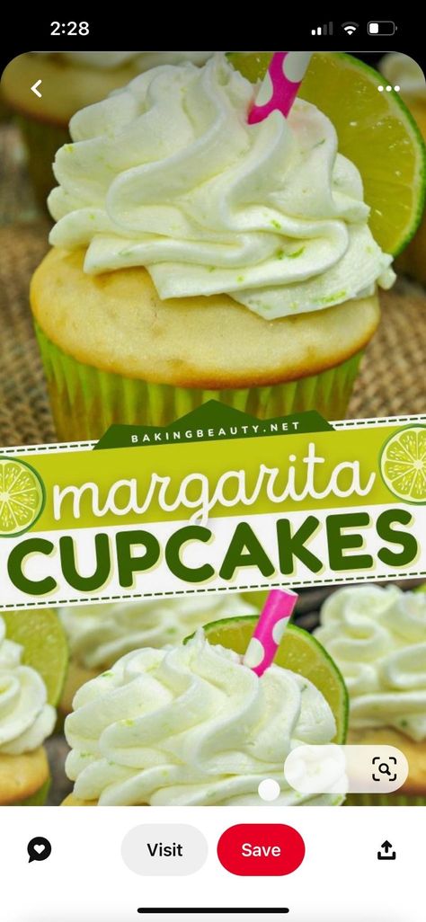 Booze Cupcakes, Bachelorette Desserts, Boozy Cupcakes Recipes, Lime Buttercream, Margarita Cake, Margarita Cupcakes, Boozy Cupcakes, Lime Cupcakes, The Best Dessert