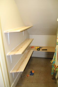 Dormer Closet, Understairs Closet, Understairs Pantry, Stair Cupboard, Under Stairs Cupboard Storage, Closet Playroom, Basement Pantry, Bar Closet, Under Stairs Pantry