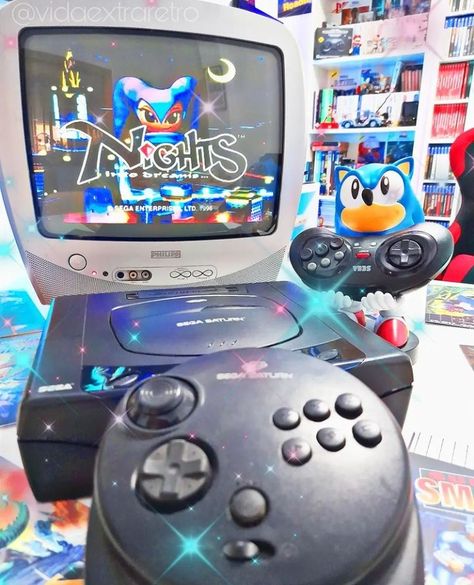 Nights Sega Saturn Nights Sega, Nights Into Dreams Sega, Nights Into Dreams, Sega Saturn, Old Video, Futurism, Geek Culture, Retro Futurism, Retro Gaming