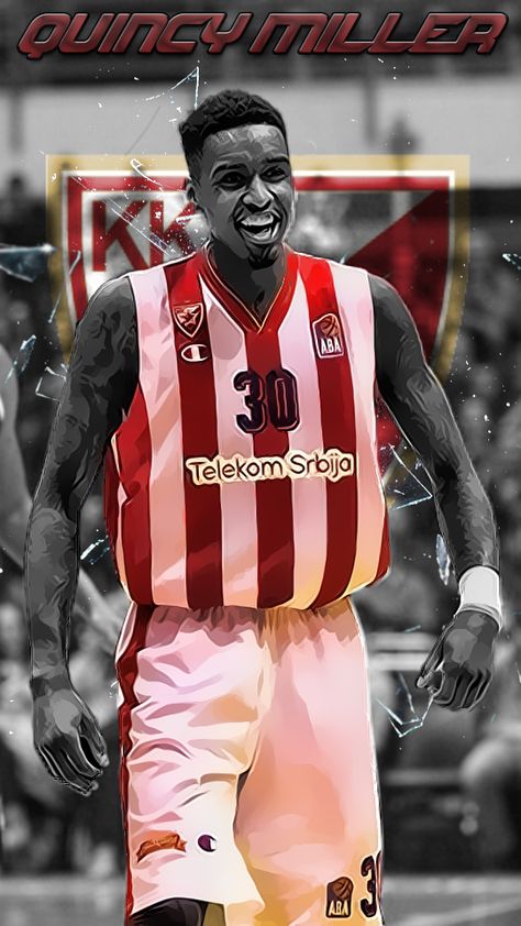 Belgrade Wallpaper, Quincy Miller, Red Star Belgrade, Crvena Zvezda, Barcelona Football, Basketball Is Life, Hipster Wallpaper, Basketball Wallpaper, Red Star