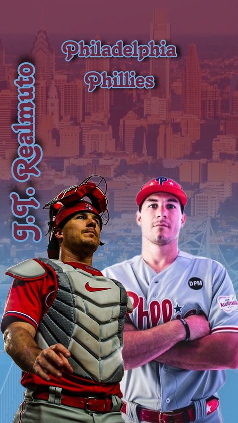 Phillies Wallpaper Iphone, Phillies Phone Wallpaper, Phillies Poster, Realmuto Phillies, Game Day Quotes, Phillies Game, Phillies Baseball, Philadelphia Phillies, Philadelphia Eagles