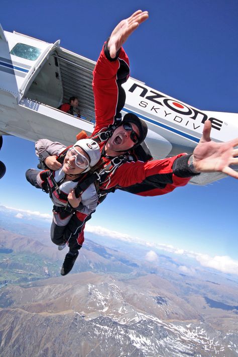 Jumping out of a plane at 15,000ft over Queenstown Jumping Out Of A Plane, Base Jump, Extreme Adventure, Base Jumping, Adventure Tourism, Extreme Sport, Amusement Park Rides, Ice Climbing, Parasailing