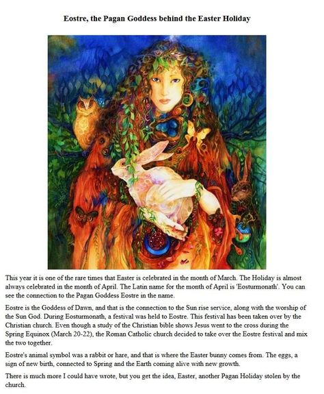 04.Easter - Eostre, the Pagan Goddess behind the Easter Holiday Vernal Equinox, Spring Equinox, Sacred Feminine, Goddess Art, Beltane, Samhain, Gods And Goddesses, Book Of Shadows, Art Original