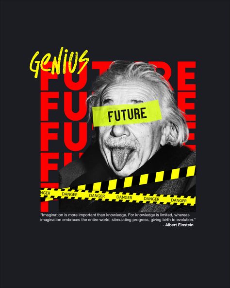 Design Streetwear, Brutalism, Poster, Genius, Future, Quote, Albert, Einstein, Imagine, cloth, aesthetic, distro, typography #streetwear #brutalism #poster #genius #ideas #future #albert #einstein #formula #cloth #aesthetic #distro #typography #design #quote #smart #relativity #math #wallpaper #retro #vintage #minimalist #motivation #cloth #branding #creative Einstein Formula, Cloth Branding, Cloth Aesthetic, Minimalist Motivation, Brutalism Poster, Black Hair Anime Guy, Math Wallpaper, Poster Vintage Retro, Graphic Shirt Design