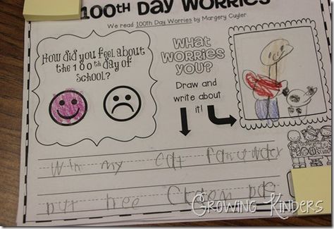 100th day worries Kindergarten Rocks, Number Line, Student Teaching, School Holidays, 100 Days Of School, 100th Day, Do You Feel, 100 Days, So Excited