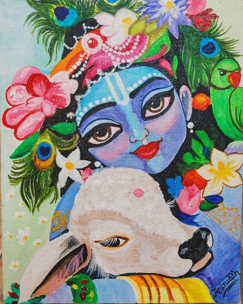 Lord Krishna Paintings Abstract, Gopal Painting, Mobile Wallpaper Hd, 4k Mobile Wallpaper, Lock Screen Iphone, Wallpaper Lock Screen, Screen Iphone, Boho Art Drawings, Beautiful Art Paintings