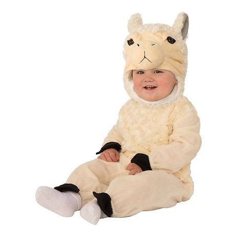 Llama Size 6-12M Infant Halloween Costume - Cottony white and snuggly, this amazing fluffy White Llama Infant Halloween Costume will keep your baby wrapped in comfort all afternoon long. They will peek their adorable head out of the llama’s surprised expression. Llama Halloween Costume, Llama Costume, Surprised Expression, Llama Face, Animal Halloween Costumes, Alice In Wonderland Dress, New Scooby Doo, Baby Llama, Baby Costume