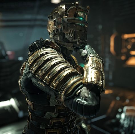 Isaac Clarke, Live Space, Space Icons, Picture Banner, Power Armour, Space Universe, Sci-fi Armor, Dead Space, Suit Of Armor