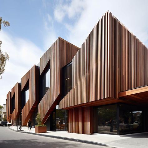 Timber Building Concept Mass Timber, Wooden Facade, Timber Buildings, Timber Panelling, Norman Foster, Building Concept, Timber Construction, Timber Cladding, Weekly Newsletter