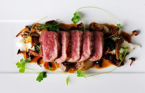 Lamb loin, Parmesan risotto and pan juices by Chris Horridge Lamb Loin Recipes, Roasted Shallots, Parmesan Risotto, Lamb Loin, Great British Chefs, Lamb Dishes, Fine Dining Recipes, Lamb Roast, Lamb Recipes