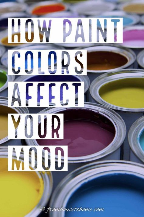 These tips on room color psychology are a great way to decide on the paint color scheme or palette for your home. Knowing what the room color meanings are really helped with the interior design of my space and gave me some home decor ideas. #fromhousetohome #paintcolor #decoratingtips #colorscheme #homedecor #choosingcolors Happy Paint Colors For Home, Green Room Colors, Orange Rooms, Choosing Paint Colours, Trending Paint Colors, Paint Color Schemes, Colors And Emotions, Bedroom Wall Colors, Room Paint Colors