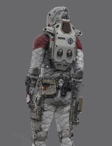 Spacesuit Concept Art - Starfield Art Gallery Sci Fi Astronaut Suit, Starfield Armor, Fantasy Space Suit, Starfield Concept Art, Spacesuit Concept Art, Sci Fi Space Suit, Starfield Art, Astronaut Concept Art, Space Suit Concept Art