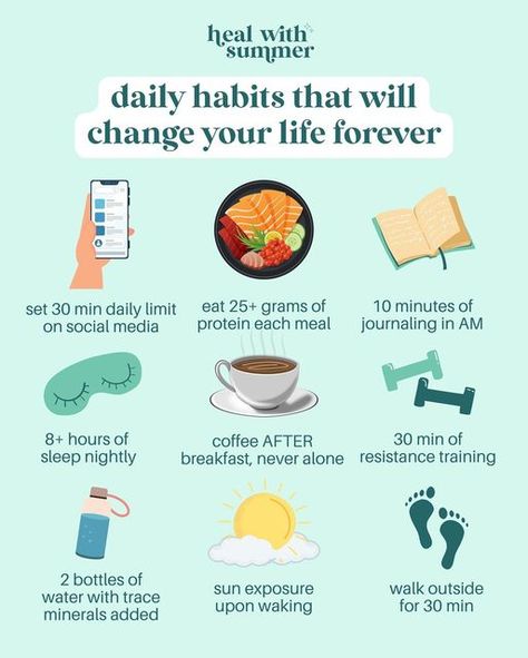 Root Cause Nutritionist, Gut Health & Holistic Detox ⚡️ on Instagram: "Sometimes, it’s the simple things we overlook that make the biggest impact 👊🏼 Things like… 🌲 getting outside daily for vitamin D & stress reduction 👣 walking as a low-impact exercise that regulates cortisol without excess strain on the joints 📲 setting limits for how long we use social media each day (you can set limits in your settings to “lock” an app after a certain amount of time!) 💤 prioritizing 8+ hours of sleep a Cortisol Reduction, Getting Outside, Lose Thigh Fat, Healthy Hormones, Body Awareness, Health Habits, Keeping Healthy, Low Impact Workout, Sleep Better