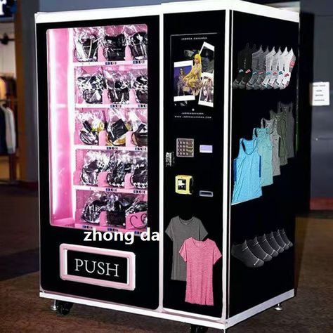 Clothing Vending Machine, Cute Vending Machine, Vending Business, Vending Machine Business, Best Small Business Ideas, Vending Machines, Police Station, Small Business Ideas, Self Service