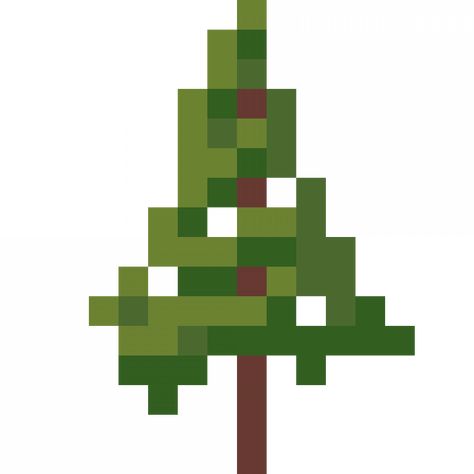 Tree Minecraft, Minecraft Textures, Minecraft Png, Minecraft Tree, Pixel Art Pattern, Minecraft Designs, Texture Packs, Art Portfolio, Pine Tree