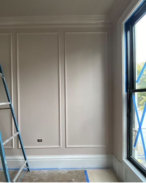 French Panelling Walls, Simple Wall Moulding, Simple Panelling, Panelling Living Room, Paint Store, So Happy, Paint, On Instagram, Instagram