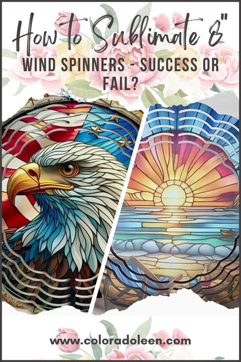 Join me over on the blog and YouTube to see if my first time sublimating wind spinners was a success or a fail!! I'll give you a hint, the answer is YES! Cricut Explore Air 2, Miss You Cards, Sublimation Paper, Wind Spinners, Personal Blog, Have Some Fun, Distress Ink, Embossing Folder, Gift Card Holder