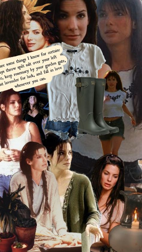 Sally Owens Practical Magic Sally Owens, Practical Magic Movie, Fashion Movies, Rosemary Salt, Collage Moodboard, Aesthetic Shuffles, Practical Fashion, Love Aesthetic, Witch Fashion