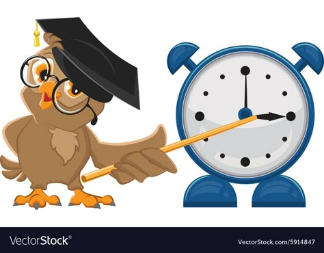 Math Cartoons, Owl Teacher, Owl Theme Classroom, Butterfly Art Drawing, Silhouette Cameo Crafts, Clock Alarm, School Frame, Owl Theme, Owl Crafts