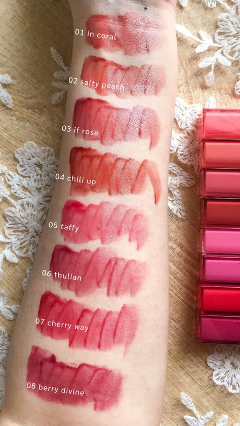 review : rom&nd Dewyful Water Tint — chainyan Romand Dewyful Water Tint, Dewyful Water Tint, Rom Nd, Stars In Your Eyes, Water Tint, Olive Young, Natural Lip Colors, Chili Red, Full Lips