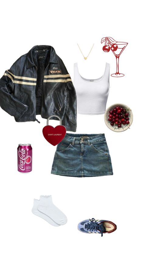 Cherry coke, cherry coke girl, cherry coke aesthetic Cherry Coke Aesthetic, Coke Cherry, Coke Aesthetic, Cherry Girl, Cherry Coke, Outfit Aesthetic, Cherry