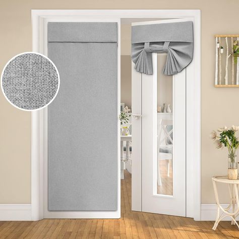 Amazon.com: HOMEIDEAS Natural Linen French Door Curtains, Privacy Door Window Curtains Panel, French Door Shade for Door Window, Thermal Insulated Door Window Covering for Bedroom, W26 x L40 Inch, 1 Panel : Home & Kitchen Shade For Door, Beach House Master, Door Shade, Door Window Curtains, Insulated Door, Blinds For French Doors, Door Shades, Door Window Covering, Natural Curtains