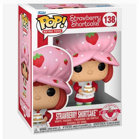 Strawberry Shortcake Funko Pop! 138 Retro New In Box@@@ Vinyl Figure Rare Funko Pop, Strawberry Stuff, Funko Pop Dolls, Funk Pop, Pop Dolls, Pop Disney, 2024 Christmas, Pop Display, Pop Figures