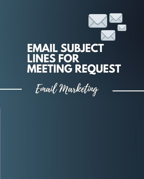 When sending a request for email, make sure that the email subject line highlights your purpose of meeting a person.Email Subject Lines for Meeting Request Email Subject Lines, First Impression, Email Marketing, Make Sure, Subjects, Hinges, The First, Highlights, Marketing