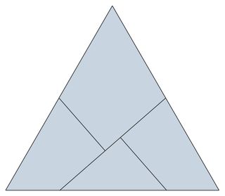 Puzzle: Squaring a Triangle (with Pictures) - Instructables Triangle Puzzle, Triangle Square, Wood Puzzles, Pdf Templates, Wooden Puzzles, Scroll Saw, Optical Illusions, Wooden Toys, Homemade Gifts