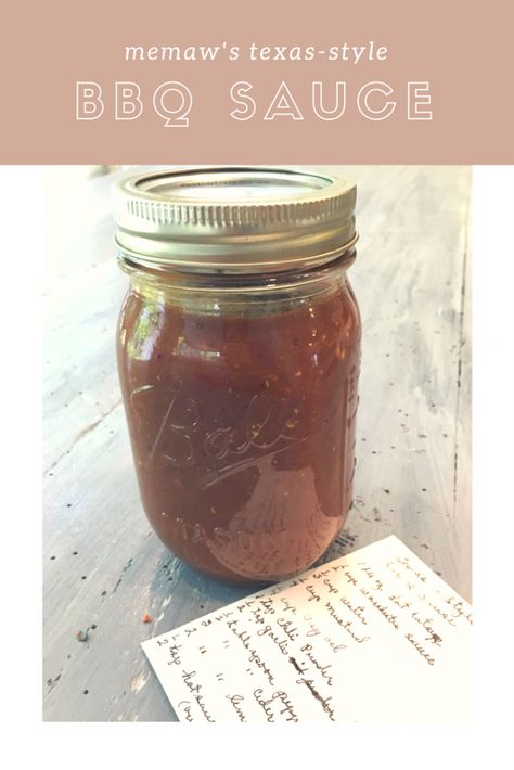 This Texas-Style BBQ Sauce will be perfect for your July 4th cookout! You can use it on chicken, pork pretty much anything! It's also great for covering chicken or pork in the crockpot! Whiskey Bbq Sauce, Barbeque Sauce Recipe, Bbq Sauce Ingredients, Homemade Bbq Sauce Recipe, Sweet Bbq Sauce, Homemade Bbq Sauce, Barbeque Sauce, Healthy School Lunches, Good Whiskey