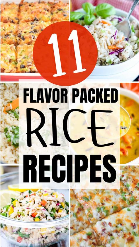 Are you looking to mix up your meals? Check out these 11 flavor-packed rice dishes that are perfect for adding some variety to your cooking. Whether you're in the mood for a tasty side dish or a hearty casserole, these recipes are sure to become new favourites. Simple, tasty, and perfect for any night of the week. Easy Flavorful Rice, Fancy Rice Dishes, Flavorful Rice Recipes Side Dishes, Rice Side Dish Recipes For Chicken, What To Add To Rice For Flavor, Instant Rice Recipes Side Dishes, Rice Side Dishes For Chicken, Rice Casserole Recipes Side Dishes, Minute Rice Recipes Side Dish Simple