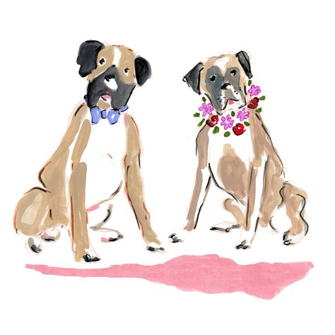 Boxer Dog Art, Boxer Dog Drawing, Boxer Drawing, Boxer Dogs Art, Watercolor Pet Portraits, Dog Poster, Puppy Party, Dog Flower, Watercolor Dog