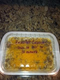 Too Goodin to be True: Freezer Meal- Breakfast Casserole Freezer Breakfast Casserole, Toast Chicken, Freezer Casseroles, Freezer Breakfast Meals, Casserole Breakfast, Chicken Soups, Meal Breakfast, Freezer Dinners, Best Breakfast Casserole