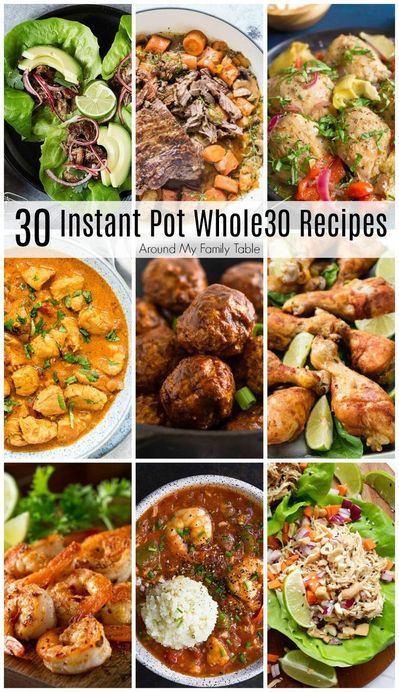 Whole 30 Instapot Recipes, Healthy Instant Pot Recipes Clean Eating, Instant Pot Whole 30, Gc Names, Healthy Instapot Recipes, Instant Pot Recipes Healthy, Whole30 Instant Pot, Whole 30 Meal Plan, Whole 30 Diet