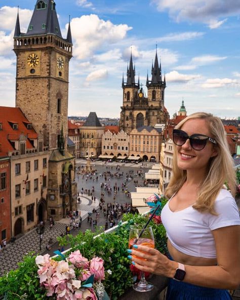 15 Stunning Instagram Spots in Prague, Czech Republic Check Republic Prague, Prague Instagram Spots, Prague Dancing House, Dancing House, 2024 Travel, Prague Travel, Old Pub, Prague Castle, Old Town Square