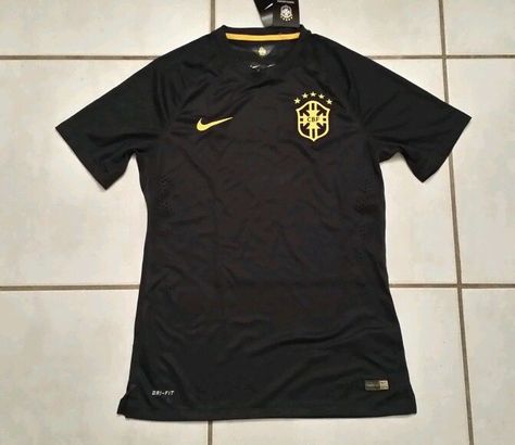 Nike BRAZIL 2013-14 (special edition) Brazil National Team, Brazil Jersey, Brazil T Shirt, Jersey Collection, Sweet Shirt, Team Jersey, Soccer Shirts, Soccer Jersey, Trendy Outfits