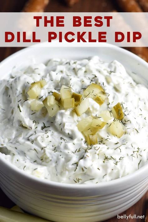 Dill Pickle Dip Recipe, Pickle Dip Recipe, Appetizers Cold, Cold Dip, Cold Dip Recipes, Dill Pickle Dip, Chips Dip, Pickle Dip, Cold Dips