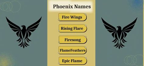 The phoenix, a mythical bird bathed in flames and rebirth, has captured human imagination for millennia. This creature, often depicted with fiery feathers and a majestic aura, symbolizes renewal, the endless cycle of life, and the undying spirit. But what’s in a name? In this article we all will learn so many attrective and unique ... Read more The post 300+ Names For A Phoenix For Your Mythical Inspiration appeared first on Good Name. Phoenix Names, Mythical Bird, Mythical Birds, In Flames, Cycle Of Life, Homecoming Proposal, Cool Names, Girl Names, Name It