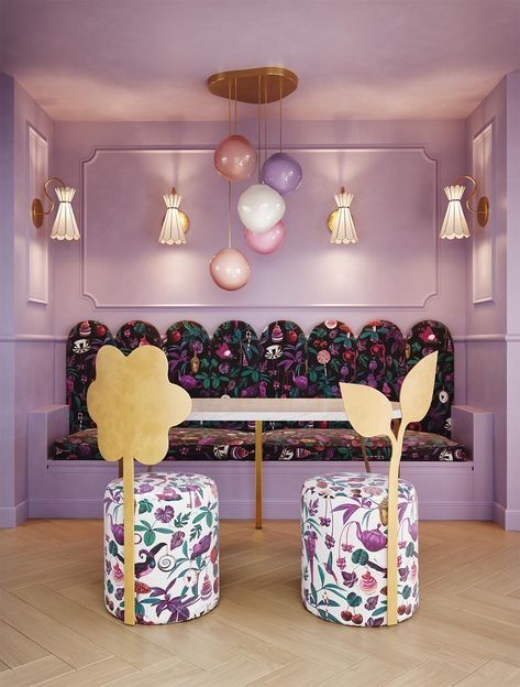 Eye Candy: Pinterest Favorites this Week - The English Room Playful Sophisticated Interior, Bird Interior Design, Eccentric Interior Design, Whimsical Birds, English Room, Creative Spaces, Pop Art Design, Modern Dollhouse, Delicate Flowers