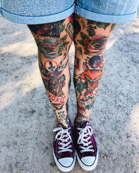 Traditional Tattoo Leg Sleeve, Thigh Tattoo Ideas, Leg Sleeve Tattoos, Tattoo Ideas Inspiration, Female Tattoo Models, Hipster Tattoo, Mexican Art Tattoos, Traditional Tattoo Sleeve, Leg Tattoo Men