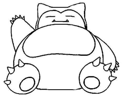 Coloring Pages Pokemon - Snorlax - Drawings Pokemon Coloring Pages Pokemon, Pokémon Snorlax, Pokemon Coloring Sheets, Snorlax Pokemon, 150 Pokemon, Pokemon Painting, Pokemon Snorlax, Pokemon Black, Pokemon Sketch