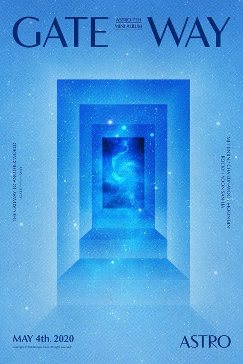 ASTRO Gate Way, 타이포그래피 포스터 디자인, Magazine Layout Design, Poster Layout, Magazine Layout, Another World, Graphic Design Posters, Visual Design, Mini Album