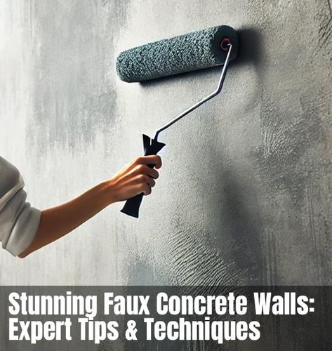 Transform Your Space: Master the Art of Faux Concrete Walls. Expert Tips, Techniques & Budget-Friendly DIY Guide for Stunning Industrial Chic. Grey Sponge Painted Wall, Concrete Paint Ideas Wall, Accent Wall Paint Techniques, How To Make Walls Look Like Concrete, Paint To Look Like Concrete, Faux Concrete Wall Paint, Concrete Wall Paint Ideas, Burned Cement Wall, Cement Accent Wall